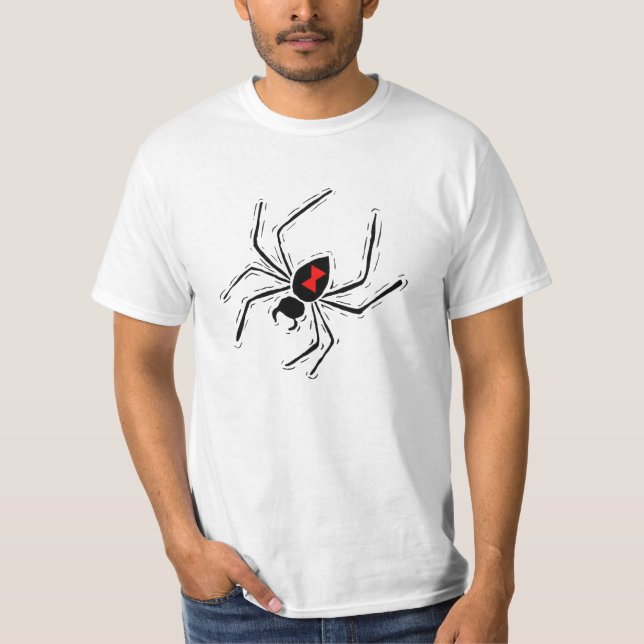 T-shirt 2 da aranha da viúva negra (Frente)