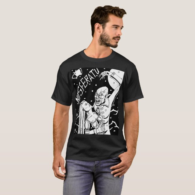 T-shirt 2 de Nosferatu (Frente Completa)