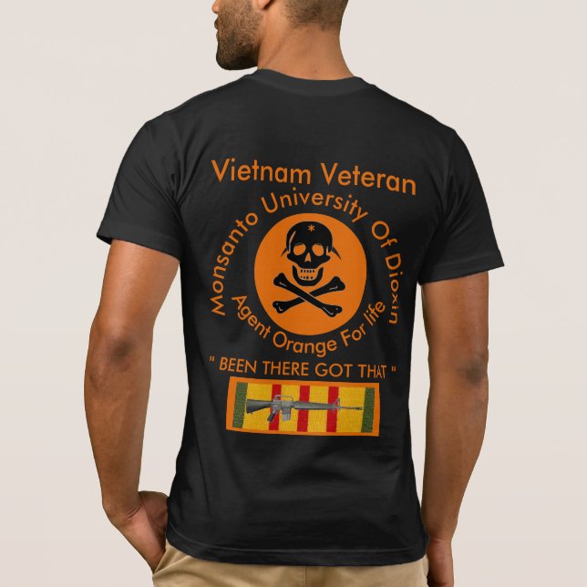 T-shirt 2 de Vietnam Agent Orange (Verso)