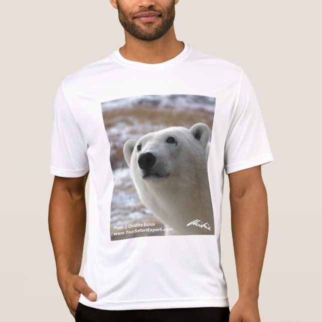 T-shirt 2 do urso polar (design da parte dianteira (Frente)