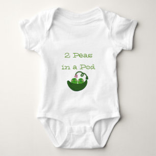 T-shirt 2 ervilhas em um vagem