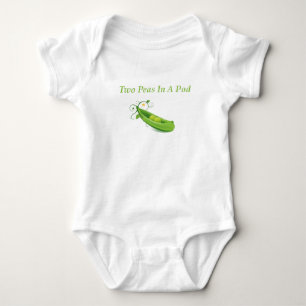 T-shirt 2 ervilhas em um vagem, em um Creeper do bebê),
