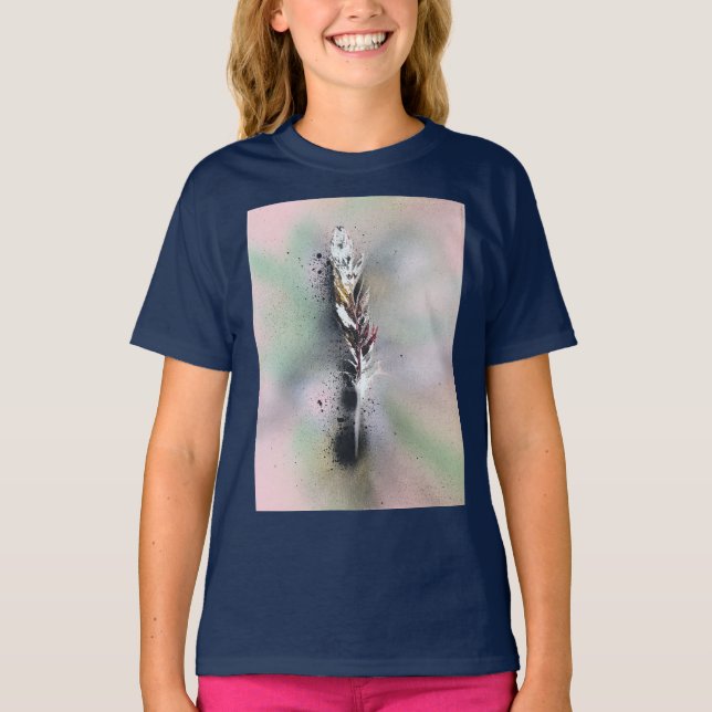 T-Shirt 2 Feather Kids (Frente)