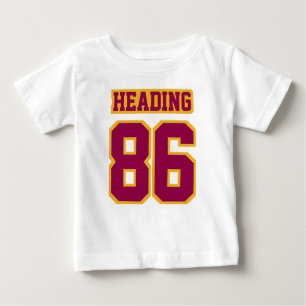 T-shirt 2 Side WHITE BURGUNDY DOURADO VESTIDO Jersey