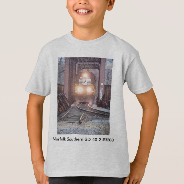 T-shirt #3288 do sul de Norfolk (Frente)