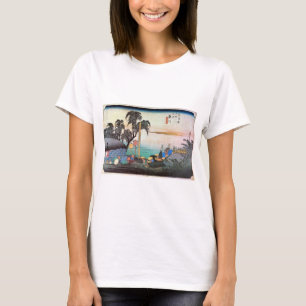 T-shirt 38. 藤 川 宿, 広 Fujikawa-juku, Hiroshige, Ukiyo-e