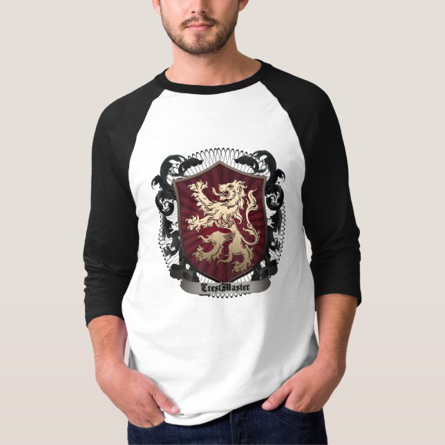 T-shirt 3/4 de Raglan unisex da Capa (Frente)