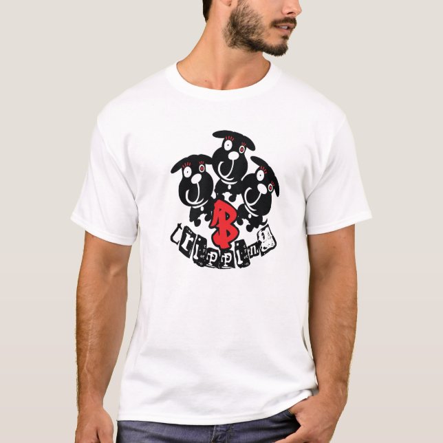 T-shirt 3 b-----s esteja tropeçando (Frente)