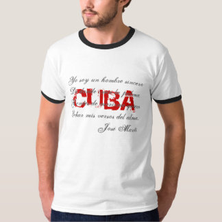 T-shirt 3 da poesia de Cuba Jose Marti