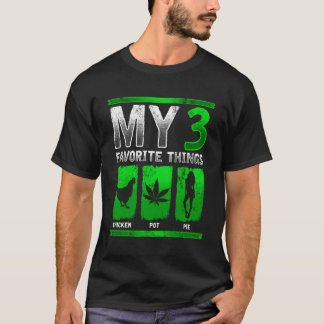T-Shirt 3 De Pote De Frango Engraçado Do Meu Favor