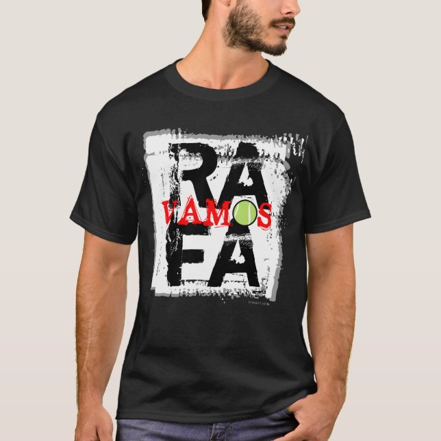T-shirt 3 do tênis de Vamos Rafa (Frente)