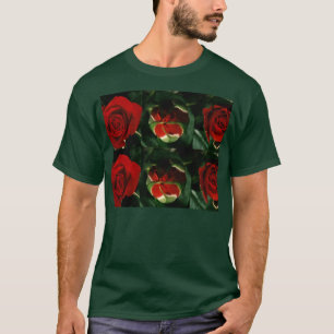 T-shirt 3 palcos da ventoinha do ROSA: celebrações FELIZES