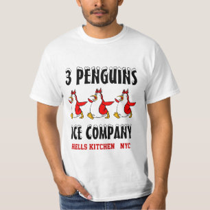 T-SHIRT 3 PINGUINS GELO EMPRESA