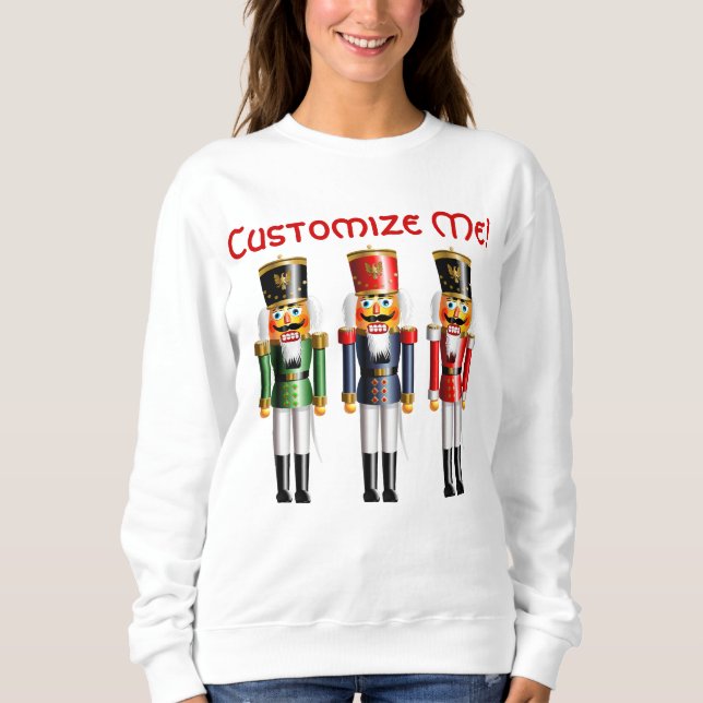 T-shirt 3 soldados de brinquedo do Nutcracker (Frente)