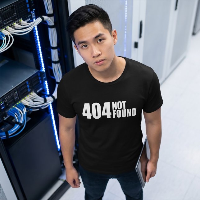T-shirt 404 Não Encontrado Programador Desenvolvedor Full  (Criador carregado)