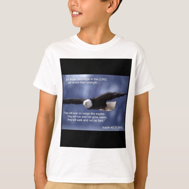 T-shirt 40:31 de Isaiah (Frente)