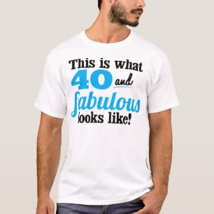 T-shirt 40 e fabuloso