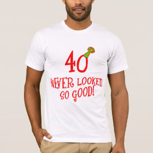 T-shirt 40 nunca olhado tão bom!