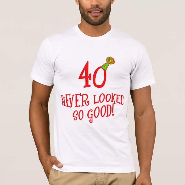 T-shirt 40 nunca olhado tão bom! (Frente)