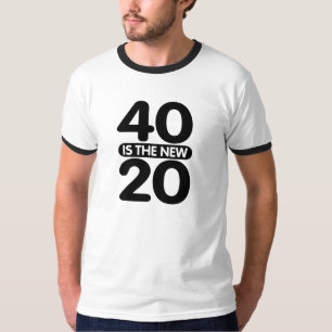 T-shirt 40 são os 20 novos
