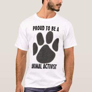 T-SHIRT 4233078725, ORGULHOSO SER A, ACTIVISTA ANIMAL