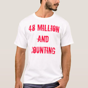 T-shirt 48 milhões/holocausto actual