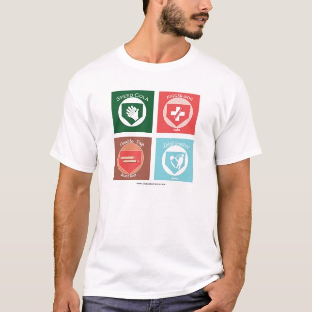 T-shirt 4 bastardos das vantagens (Frente)