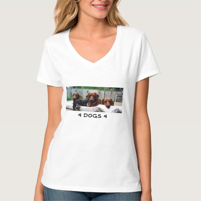 T-SHIRT 4 CÃES 4 (Frente)