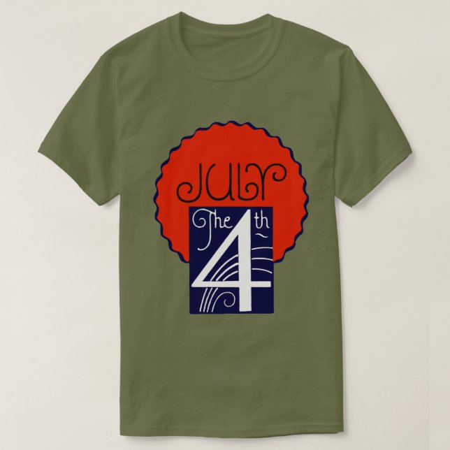 T-shirt 4 de julho (Frente do Design)