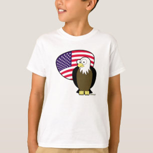 T-shirt 4 de julho americano Eagle