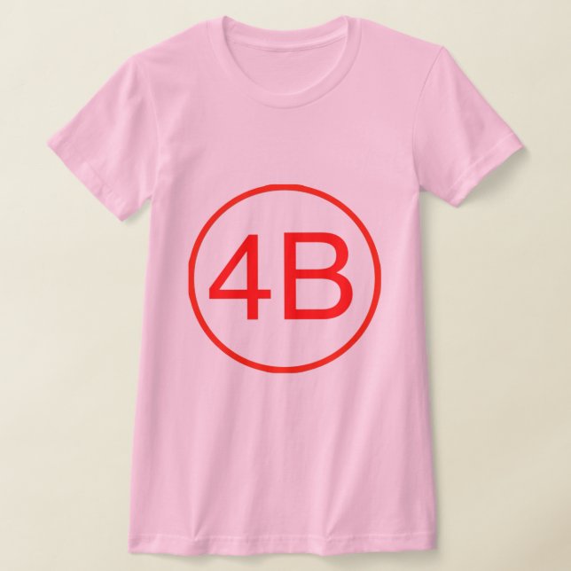 T-Shirt 4B (Postura )