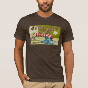 T-shirt 4o do cumprimento de julho
