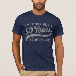 T-shirt 50º aniversário engraçado