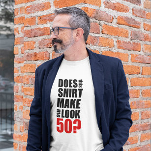 T-Shirt 50º aniversário engraçado