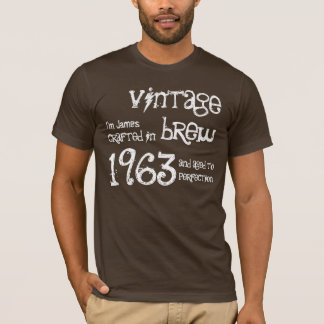 T-shirt 50º aniversário Presente 1963 Vintage Brew