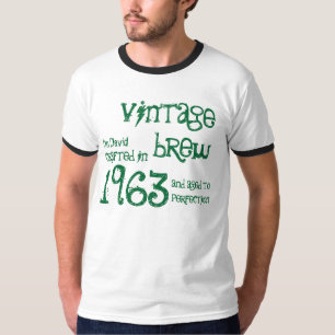 T-shirt 50º aniversário Presente 1963 Vintage Brew