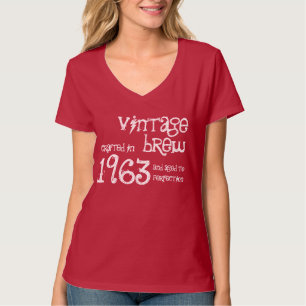 T-shirt 50º aniversário Presente 1963 Vintage Brew