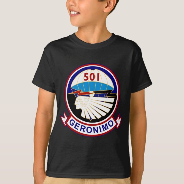 T-shirt 501st divisão aerotransportada (Frente)