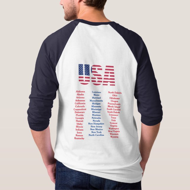 T-Shirt "50 Estados" (Verso)
