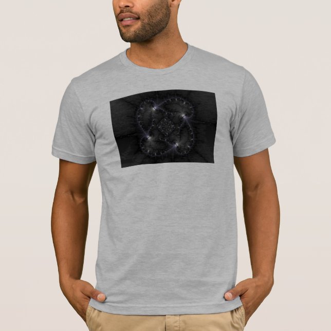 T-shirt 50 Formas De Cinzas - Arte Fractal (Frente)