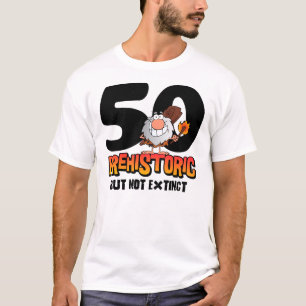 T-shirt 50th aniversário pré-histórico