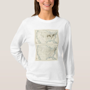 T-shirt 58 carvão 1890, minério de ferro 1889