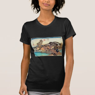 T-shirt 5. 保 土 ヶ 宿, 広 重 Hodogaya-juku, Hiroshige, Ukiyo-e