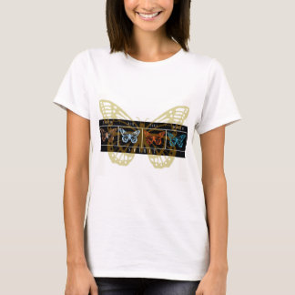 T-shirt 5 borboletas dos elementos