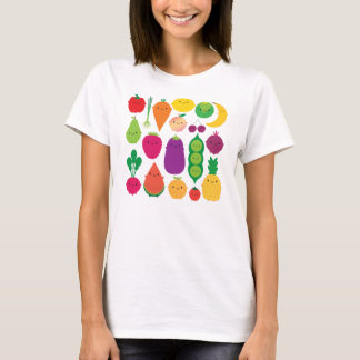 T-shirt 5 uma fruta & vegetais do dia