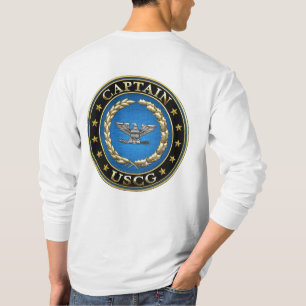 T-shirt [600] Guarda costeira: Capitão (CAPT)
