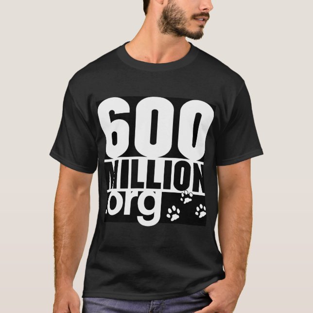 T-shirt 600 milhão Tshirt básicos (Frente)