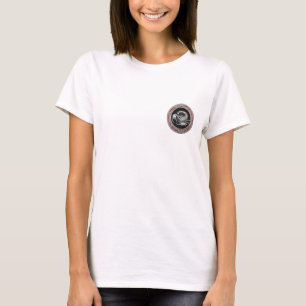 T-shirt [700] Escorpião de Prata Sagrado a Preto