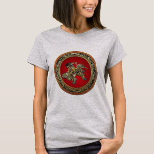 T-shirt [700] Hokusai - Shoki Riding Shishi Lion