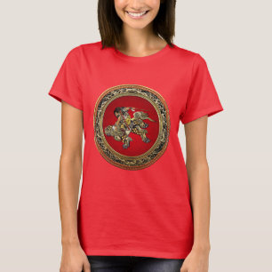 T-shirt [700] Hokusai - Shoki Riding Shishi Lion